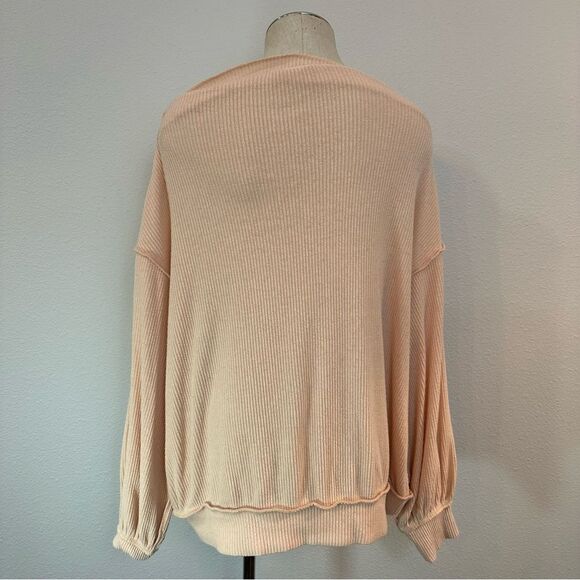 Free People We The Free Main Squeeze Hacci Top Nectar 106 - Picture 5 of 6